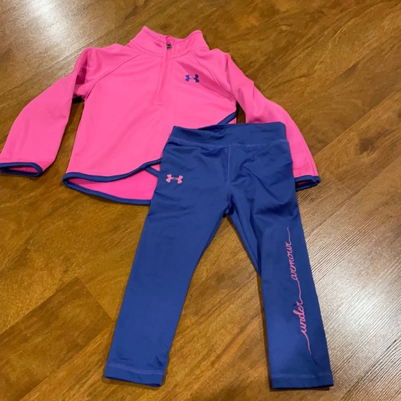 Other - Under armor 2 piece set.  Sweatshirt & pants size 2T